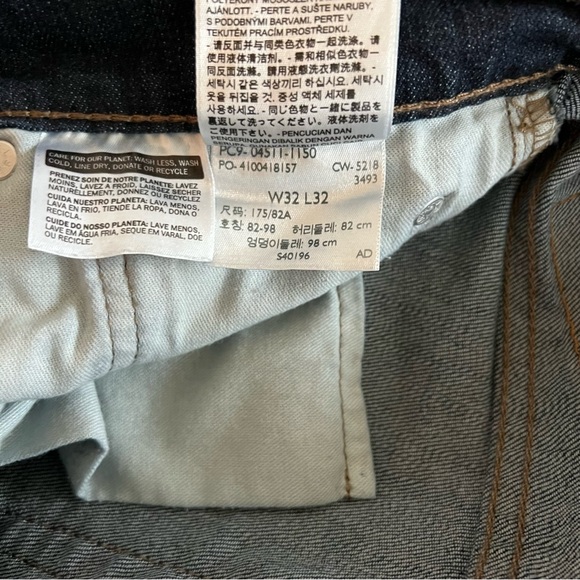 511 SLIM FIT LEVI’S FLEX MEN'S JEANS 32X32 dark wash - Picture 6 of 6